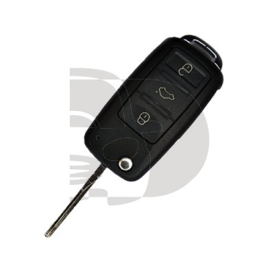CARCASA MANDO PLEG. AUDI A8 3 BOTONES HU66
