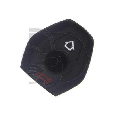 FUNDA MANDO FIJO BMW NEGRO 3 BOTONES