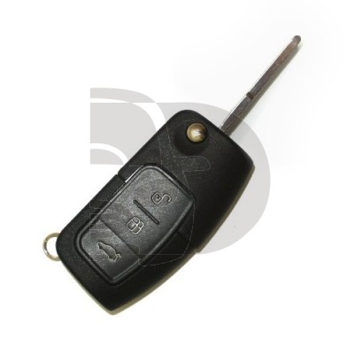 LLAVE+MANDO PLEGABLE FORD ID63 HU101 3 BOTONES