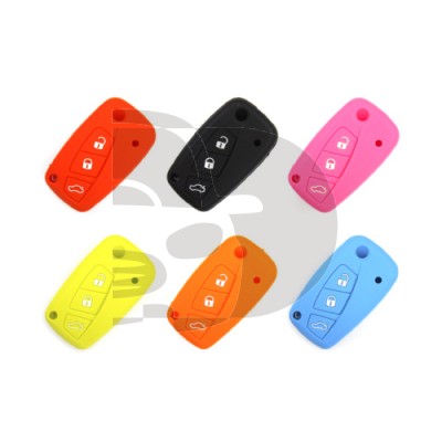 KIT FUNDAS MANDO FIAT 3 BOTONES