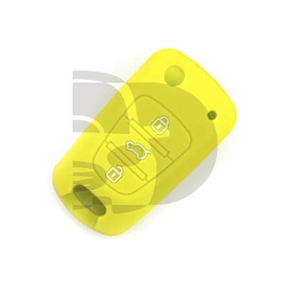 FUNDA MANDO HYUNDAI/KIA VERDE 3 BOTONES