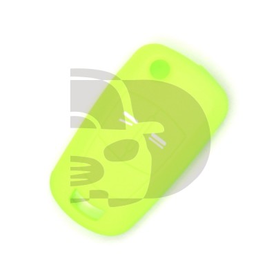 FUNDA MANDO PLEG OPEL VERDE 2 BOTONES