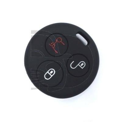 FUNDA MANDO FIJO SMART NEGRO 3 BOTONES