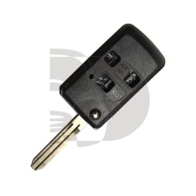 CARCASA TOYOTA 3 BOTONES CONVERTIBLE TOY43