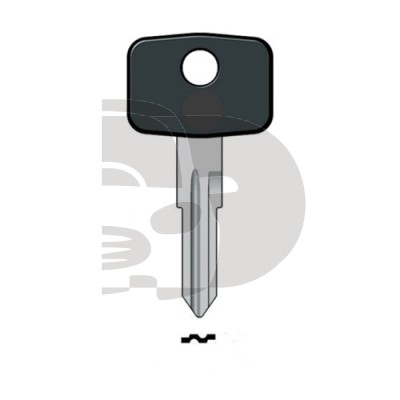 LLAVE SENCILLA OPEL HU46 \"S\"