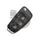 LLAVE+MANDO PLEG AUDI A6 2004-2011 ID8E 868MHZ HU6