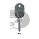 LLAVE SENCILLA FIAT  GT15