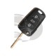 FOLDING SHELL REMOTE HYUNDAI 3 BUTTON TOY40 (i30/i