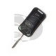 FOLDING SHELL PORSCHE 2 BUTTONS (HU66)