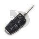 LLAVE+MANDO PLEG AUDI A4 2004-2008 ID48 3 BOT HU66
