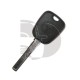 LLAVE PARA TRANSPONDER MERCEDES HU64 CUADRADO