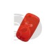 FUNDA MANDO PLEG OPEL ROJO  2 BOTONES