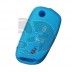 FUNDA MANDO  CITROEN DS AZUL CLARO 3  BOTONES