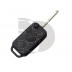 CARCASA MANDO PLEGABLE MERCEDES 1 BOTON HU39