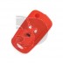 FUNDA MANDO OPEL ROJO 3  BOTONES