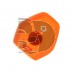 FUNDA MANDO BMW NARANJA 2  BOTONES