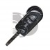 CARCASA PLEG CITROEN DS3 3 BOTONES VA2 PILA CARCAS