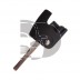 LLAVE PARA MANDO PLEGABLE FORD (SIN CHIP) HU101