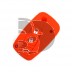 FUNDA MANDO FIAT/PSA ROJO 3 BOTONES
