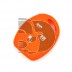 FUNDA MANDO FIJO FORD NARANJA 3 BOTONES