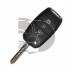 CARCASA MANDO PLEG KIA 3 BOTONES HYN14R