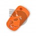 FUNDA MANDO PLEG OPEL NARANJA 2 BOTONES