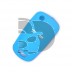 FUNDA MANDO PLEG OPEL AZUL CLARO 2 BOTONES