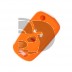 FUNDA MANDO OPEL NARANJA 3 BOTONES