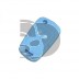 FUNDA MANDO PLEG OPEL AZUL CLARO  2 BOTONES