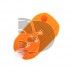 FUNDA MANDO PEUGEOT NARANJA 3 BOTONES
