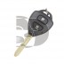 LLAVE+MANDO FIJO TOYOTA RAV4 06-10 ID67 2 BOT