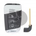 CARCASA MANDO SMARTKEY VW  3 BOTONES