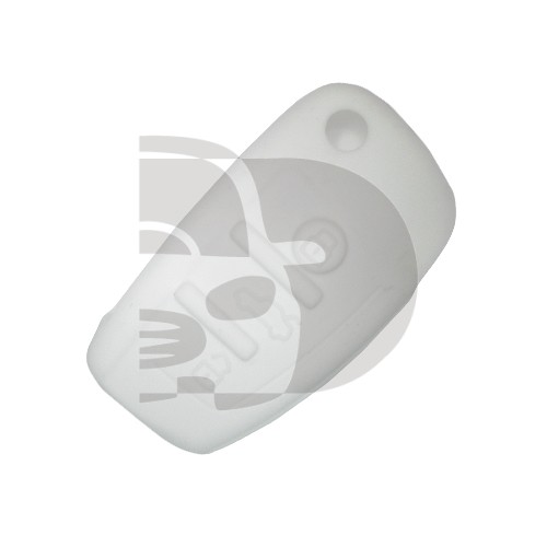HOUSSE TELECOMMANDE AUDI BLANC  3 BOUTONS (RIGIDE)