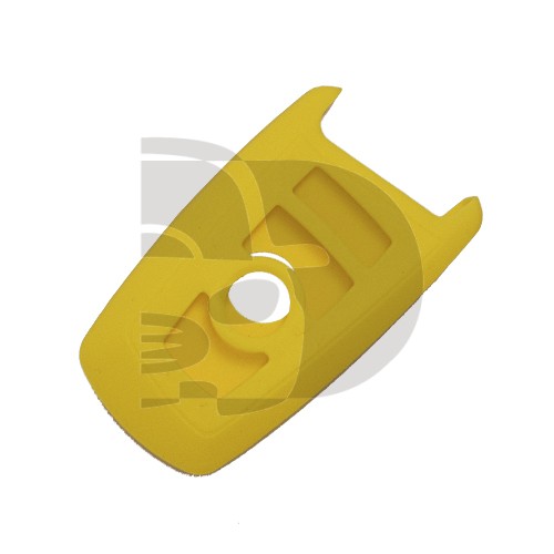 HOUSSE TELECOMMANDE BMW JAUNE 4 BOUTONS