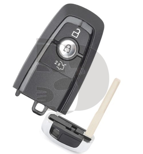CARCASA MANDO KEYLESS FORD 3 BOTONES  HU101