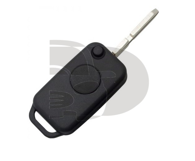 CARCASA MANDO PLEGABLE MERCEDES 1 BOTON HU39