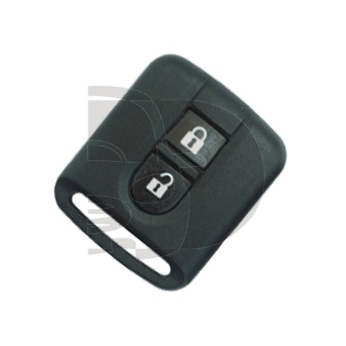 COQUE TELECOMMANDE NISSAN 2 BOUTONS ( RECTANGUL.)