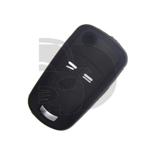 FUNDA MANDO OPEL NEGRO 2 BOTONES