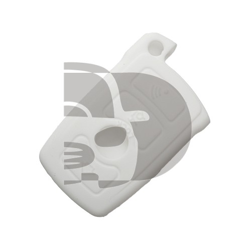 HOUSSE TELECOMMANDE BMW BLANC  4 BOUTONS RIGIDES