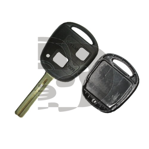 COQUE TOYOTA/LEXUS  2 BOUTONS TOY40 SANS LOGO