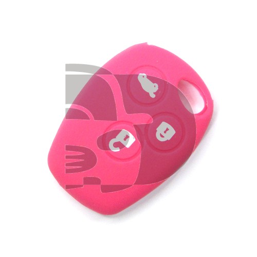 FUNDA RENAULT 3 BOTONES  - ROSA