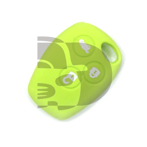 FUNDA RENAULT 3 BOTONES REDONDOS   - VERDE CLARO