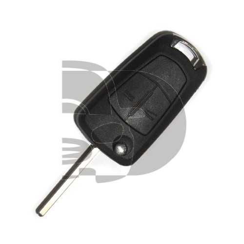 CARCASA MANDO PLEGABLE OPEL 2 BOT  HU100