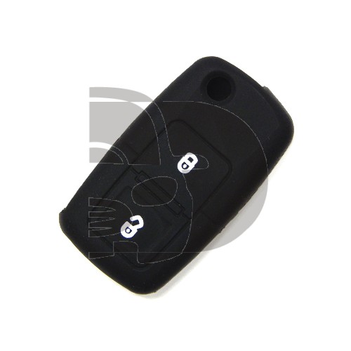 FUNDA MANDO VW-SEAT-SKODA NEGRO 2 BOTONES