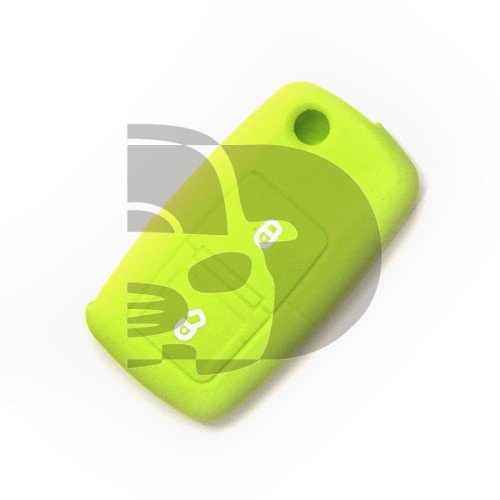 FUNDA MANDO VW-SEAT-SKODA VERDE 2 BOTONES