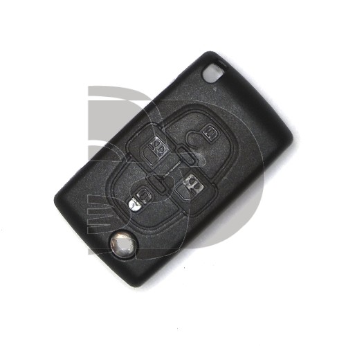 LLAVE CON MANDO C8/P807 +09, 4 BOTONES , ID46