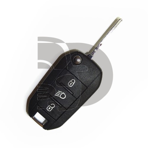LLAVE CON MANDO PLEG CITROEN C3 2016>> ID47  HU83
