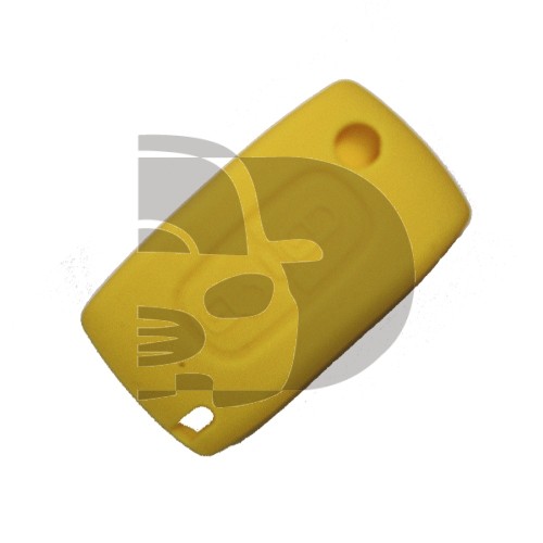 HOUSSE TELECOMMANDE CITROËN/PEUGEOT JAUNE