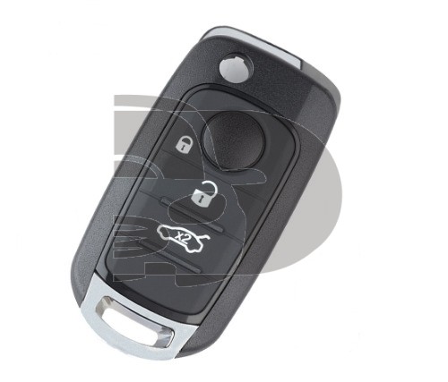 CARCASA MANDO PLEG. FIAT 3 BOTONES SIP22