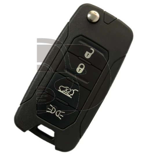 CARCASA MANDO PLEG. JEEP 4 BOTONES SIP22